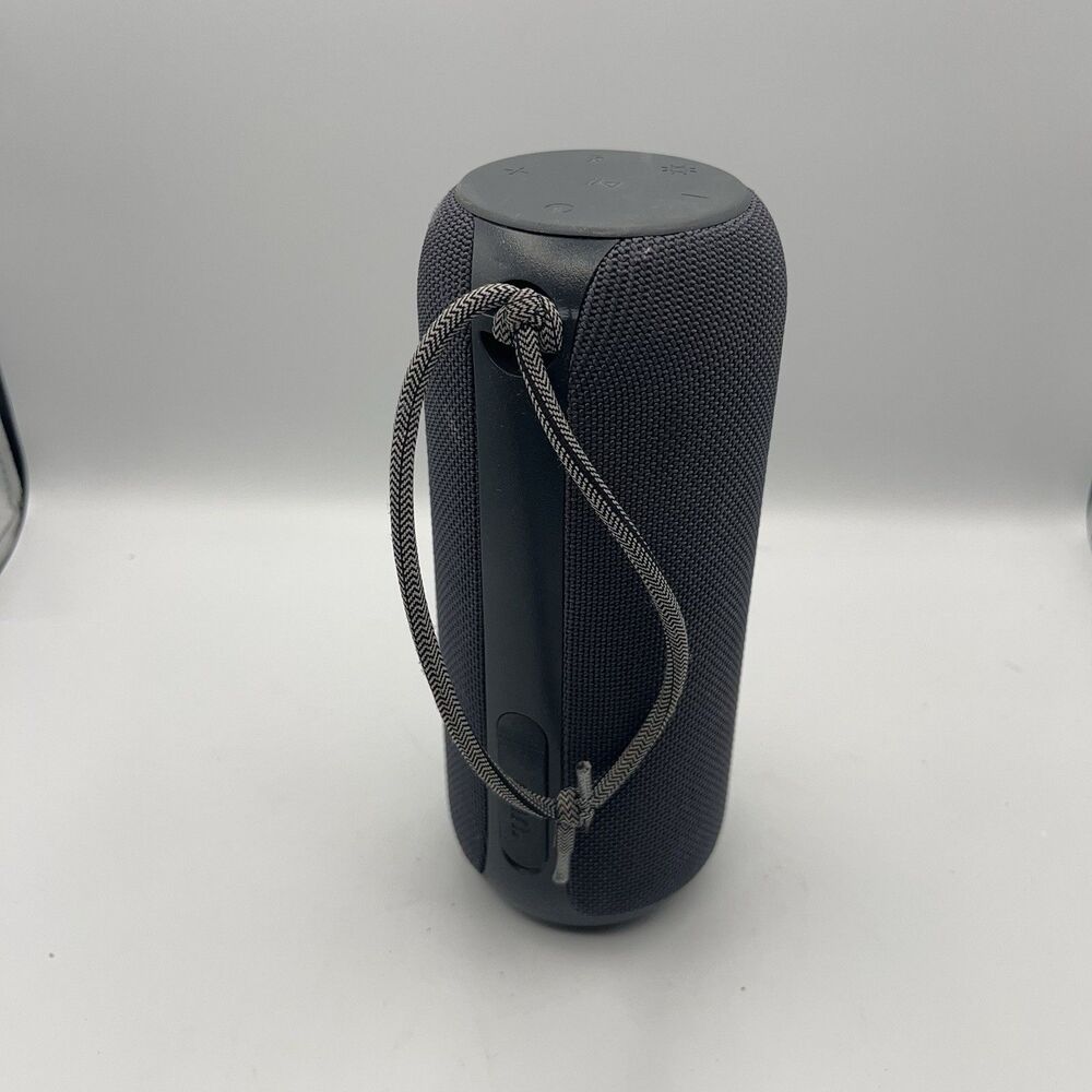 onn. Portable Bluetooth Speaker Black Bluetooth Carrying Strap
